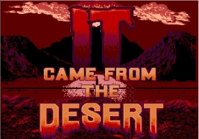 It Came From the Desert (Beta) Title Screen